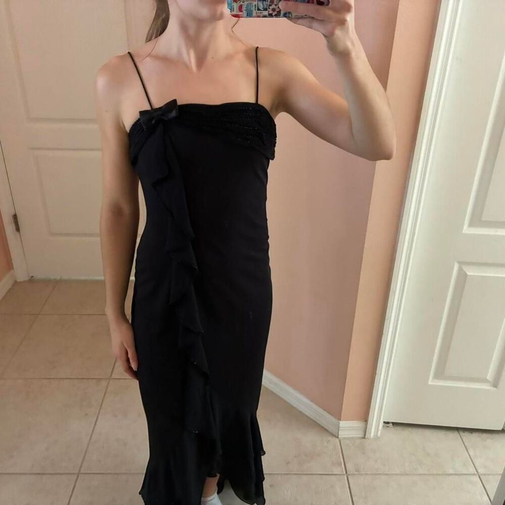 American-vintage Women's Black Dress